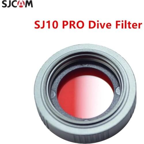 Original SJCAM SJ10 PRO SJ10X Dive Filter Lens Red Filter Protection For SJCAM S10 Pro SJ10X Action Camera Accessories