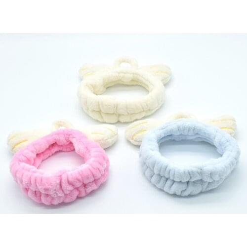 1Pcs Fashion Women Girls Lovely Angel Hairband Elastic Headdress Hair Accessories Cotton Makeup Tools