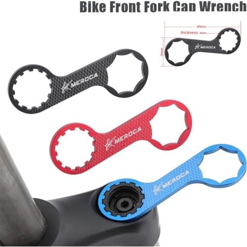 Aluminum Alloy Bicycle Front Fork Cap Wrench for SR Suntour XCR/XCT/XCM/RST MTB Bike Spanner Front Fork Cap Removal Tool