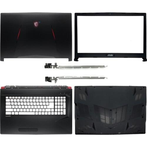 Laptop LCD Back Cover/Front Frame/Hinges/Handrest/Bottom Case for msi gl73 8rc gl738rd MS-17C6 gl73 8re MS-17C5 gl73 7rd MS-17C4