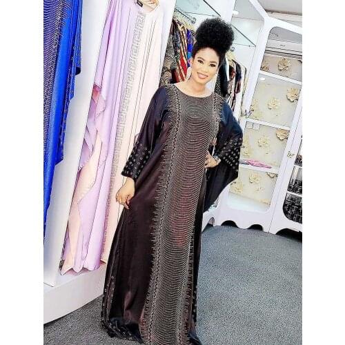 Vintage Kaftan Dubai Abaya Turkey Muslim Fashion Dress Islamic Clothing Flare Sleeve Maxi African Dresses For Women Vestidos