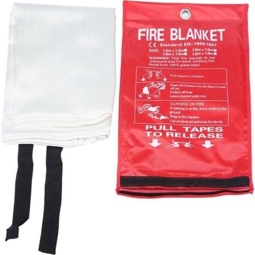1.2M x 1.2M Sealed Fire Blanket For Home Security CE Approve Fire Extinguishers, Tent, Emergency boat, Survival, Fire Protection