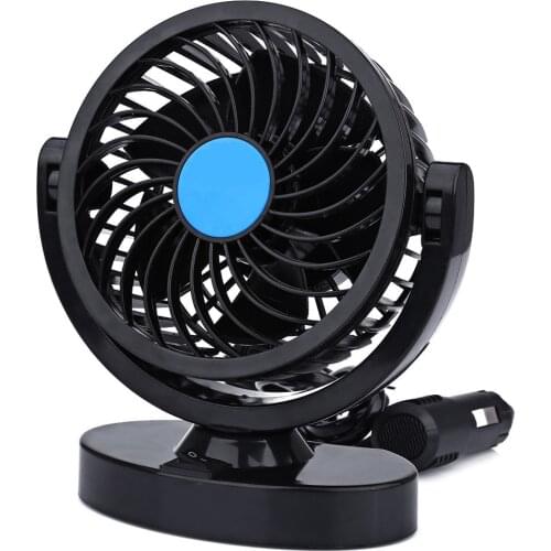 DC 12V Car Fan 2 Speed Strong Wind Mini Fan Mini Car Air Conditioner