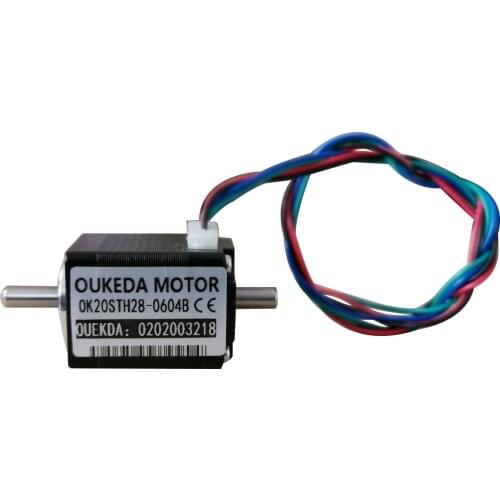 20 Two Axis Motor Body 28mm Ultrathi N20BYG28 Miniature 20 Step Motor NEMA8