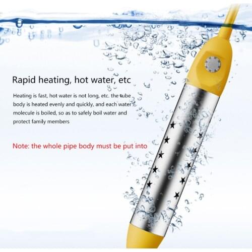 2500W Floating Electric Water Heater Boiler Heating Portable Immersion Reheater Suspension Bathroom Swimming Pool for Retailsale