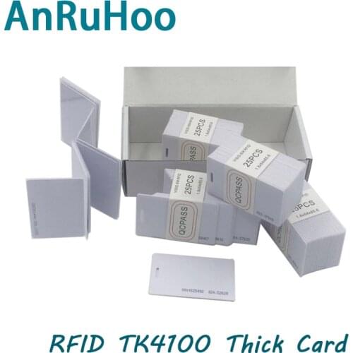 5/10PCS TK4100 Smart Chip Card RFID Key Tag Quality Assurance Access Control Token EM4100 Read Only Badge 125Khz Ring