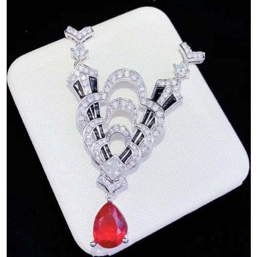 67x77mm Womens High Quality Classic Zircon sweater chain pendant, tassel pendant new jewelry accessories