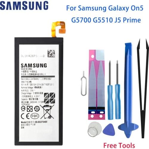 Samsung Galaxy J5 Prime On5 2016 Phone Battery EB-BG570ABE For Galaxy 2016 Edition Samsung Galaxy On5 G5700 G5510 J5 Prime