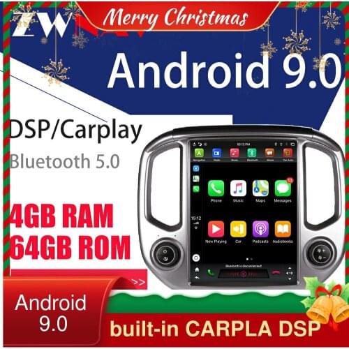 For Ford GMC Canyon/Chevrolet Colorado 2015+ Tesla Screen Car Multimedia Radio Stereo Player GPS Navigation Head unit Android 9