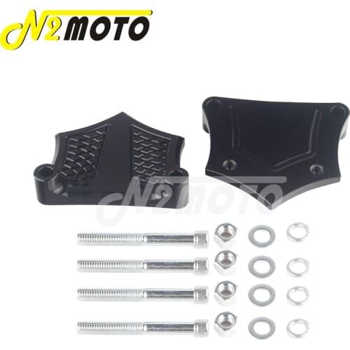 For 21" Harley Touring 2014-2019 Lowers 2014-2018 0.89" 1 Pair Motorcycle Black Front Fender Spacer & Mudguard Mounting Bolts