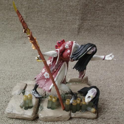 Figure Japanese female ghost Sa dda koo hand doll model ornaments doll