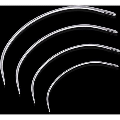 MIUSIE 25Pcs C Type Curved Mattress Needles Hand Sewing Home Household Repair Sewing Needles 25Pcs C Type Needle