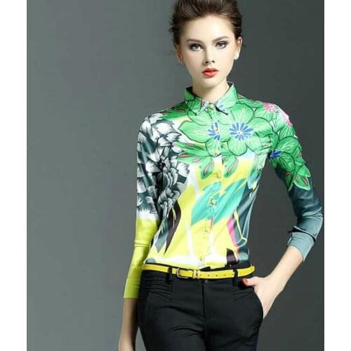 Kissly Zhao Womens Chiffon Blouses