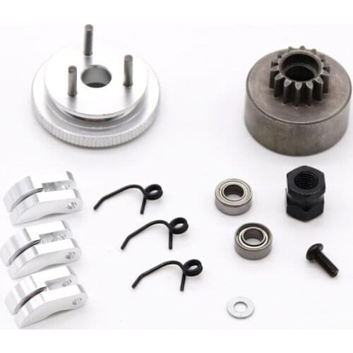 Clutch Flywheel set (14T gear, clutch plate, 3pin Flywheel) for 1/8 RC Model Car