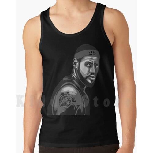 23 The King James Design tank tops vest 100% Cotton Basketball Is My Favorite Season Basketball Hoops Ball Sports