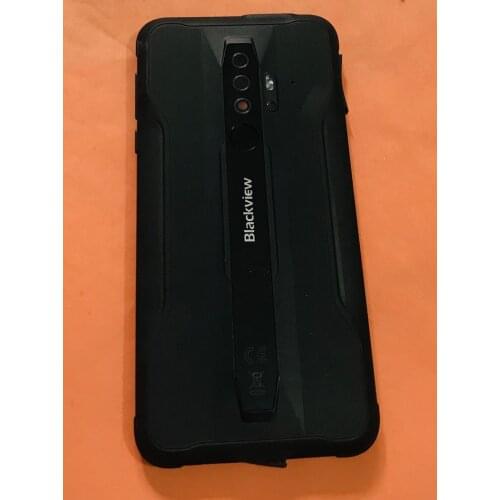 Used Original Back Battery case cover+camera lens+mic microphone for BLACKVIEW BV6300 Pro Helio P70 5.7inch Free shipping