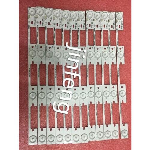 TV LED Bars For Toshiba 40L5400 40L2400 DL3944(A)F DL4045i Backlight Strips Kit 4 LED Lamps Lens 6 Bands KDL40SS662U KDL39SS662U