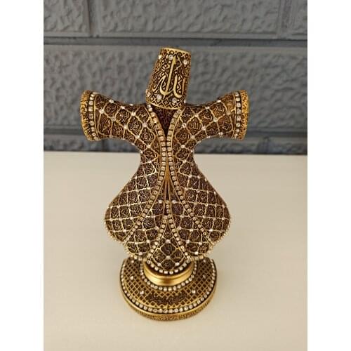 Beautiful Names of Allah Esma-ül Hüsna Islamic Table Decor Sufi Mevlana Gift Statue Muslim Show Home Decor Gifts Eid Ramadan