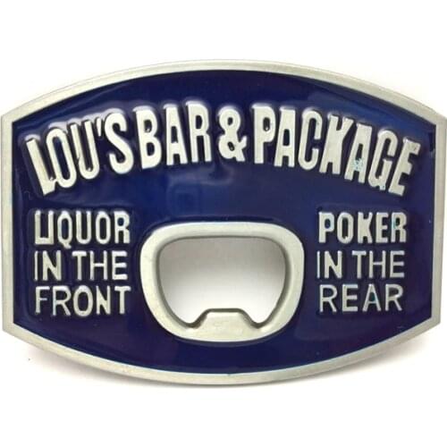 Western cowboy zinc alloy personality letter hollow unisex belt buckle gift