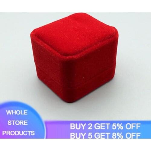 YANHUI Luxury Wedding Ring/Earrings Box With Display Storage Jewelry Box Premium Velvet Gift Boxes For Jewellery