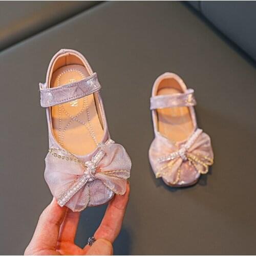 Girls Sandals 2021 New Summer Fashion Little Girl Princess Sandals Children Bow Sandals Baby Show Kids Shoes