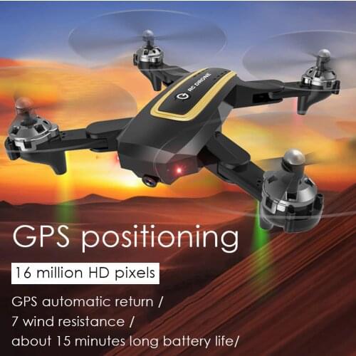 Mini Drone Folding 4K HD Dual Wide Angle Camera Four-Axis Helicopter With Long Battery Life GPS Positioning RC Drones