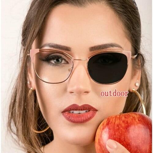 Progressive Multifocal glasses women Transition Sunglasses Photochromic Reading Glasses Points for Reader Near Far sight NX