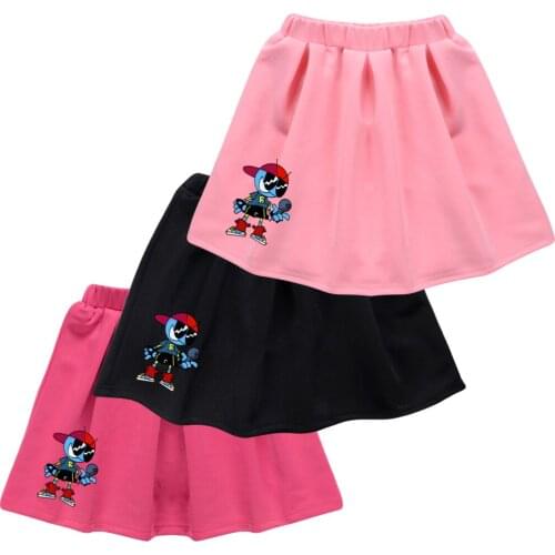 Girls' Skirt Tutu Skirt for Baby Girl Cotton Kids Skirts for School Pink Falda Teenage Girls Kawaii Clothing for Summer Daughter