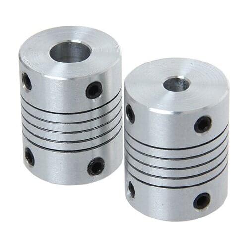 1PCS 5mmx10mm CNC Motor 3D Printer Jaw Shaft Coupler 5mm-10mm Flexible Coupling 5x10mm