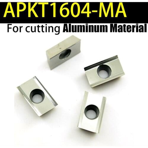 1604 APKT1604 1604 Inserts Carbide Insert Milling Cutter CNC Cutting Aluminum 10 pcs 2020 Free Shipping Machine Tool Apmt