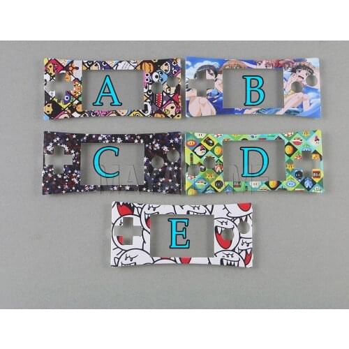 5Pcs/lot For GameBoy Micro Replacement Front Faceplate Cover for GBM GameBoy Micro System Front Case