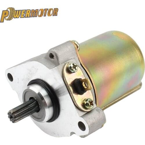 9 Tooth Motorcycle Electrical Engine Starter Motor For Suzuki 100CC Scooter Motorcycle ATV Go-Cart Spare Part