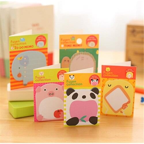 Forest Animal Series family Marker Memo Pad Sticky Notes Bookmark Point It Sticker Paper Office School Supplies