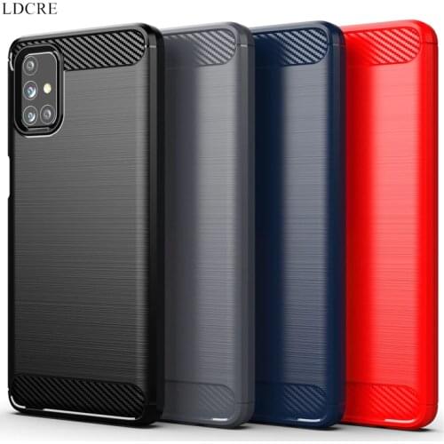 For Samsung Galaxy M51 Case Soft Rubber Protective Case For Samsung Galaxy M51 M21 M11 M31 A41 A31 Cover For Samsung M21 Case