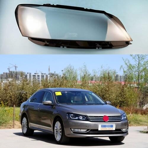 For Volkswagen Passat headlight cover 2011 2012 2013 2014 2015 Passat headlight transparent lamp cover B7 glass lamp shell