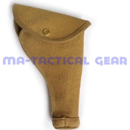 WWI WWII UK BRITISH ARMY 1937 TOOL P37 PISTOL HOLSTER FLAX MATERIAL HEAVY DUTY