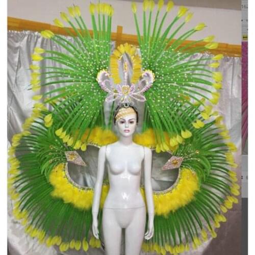 Custom samba party halloween carnaval dance oriental singer costume stage costumes for singers