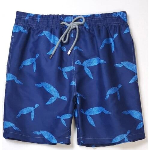 Vilebre MEN SWIMWEAR HERRINGBONES TURTLES Newest Summer Casual Shorts Men Fashion Style Mens Shorts bermuda beach Shorts quin028