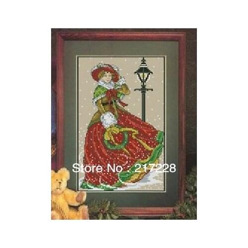 14CT Victorian Lady Joan Elliott series Cross Stitch Set 27*36cm CS-099WM
