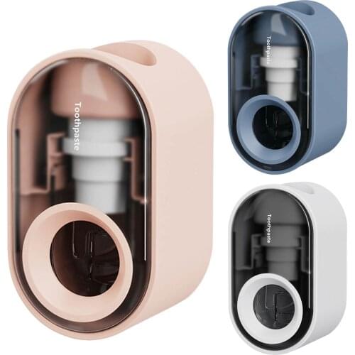 Wall Mount Automatic Toothpaste Dispenser Bathroom Accessories Set Toothpaste Squeezer Dispenser Bathroom Toothbrush Holder Tool