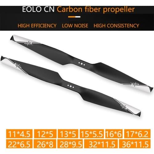 New SUNNYSKY EOLO CN Carbon Fiber Composite Propeller High Efficiency Propeller 1145 1350 1555 for Multi-Rotor UAV