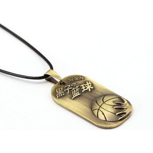 MS Jewelry THE BASKETBALL WHICH KUROKO PLAYS Choker Necklace Kuroko Tetsuya Pendant Men Women Gift Anime Accessories