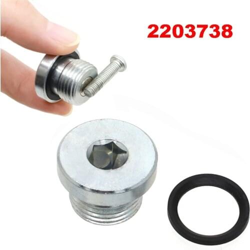 Strong Magnetic Front Gearcase Drain Plug for 2009- 2017 Polaris Sportsman RZR Ranger 2203738 Front Diff Drain Plug bolt
