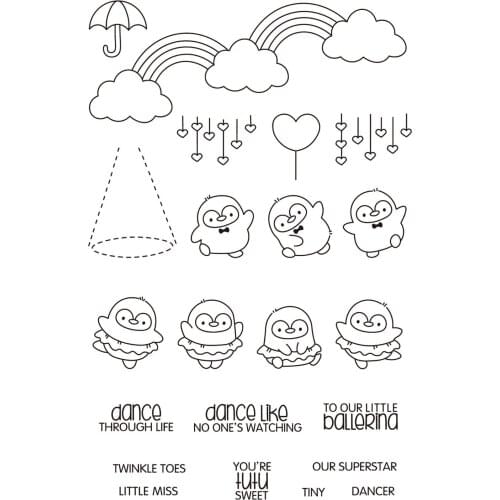 Transparent metal Clear stamp and cutting dies DIY Silicone Seals Scrapbooking /Card Making/Photo Album Decoration