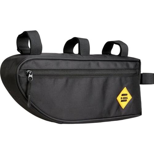 Bike Bag Holder Saddle Pouch Outdoor Portable Zipper Opening Design Cycling Supplies Practical Generic Black Easy To Access Bags