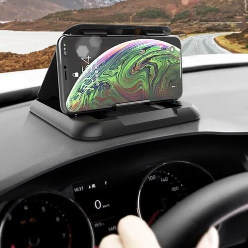 Universal Car Phone Holder Phone Stand Silicone Base Clip Mount Bracket
