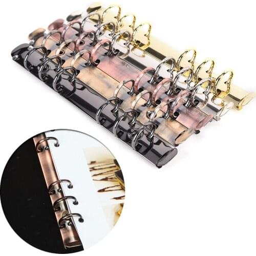 Retro stainless steel Metal binder loose paper with high quality