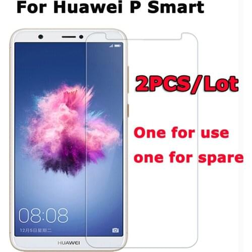 2PCS For Huawei P Smart Tempered Glass Huawei P Smart Screen Protector Film Tempered Glass For Huawei P Smart FIG-LX1 glass