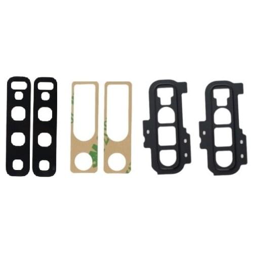 10PCS S10 Plus New Rear Back Camera Glass Lens Cover For Samsung Galaxy S10 Plus Camera Lens Frame Replacement Parts