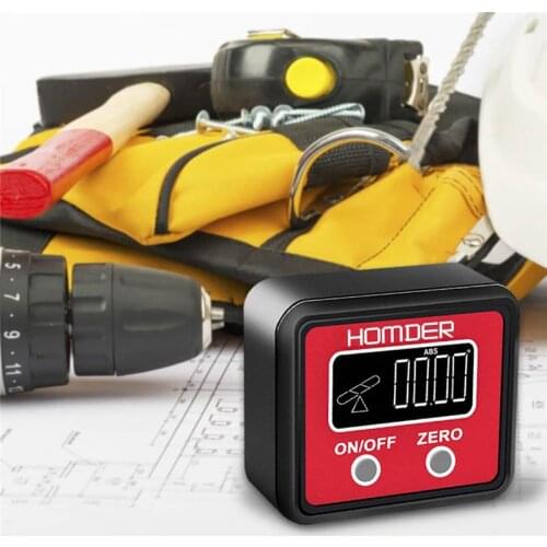 Yj Digital Angle Gauge Level Box Protractor Finder Inclinometer Diy Wood Calculating for Carpentry Masonry Building CraftWood